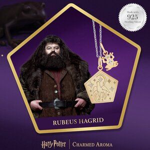 Rubeus Hagrid necklace, 925 Sterling Silver Harry Potter